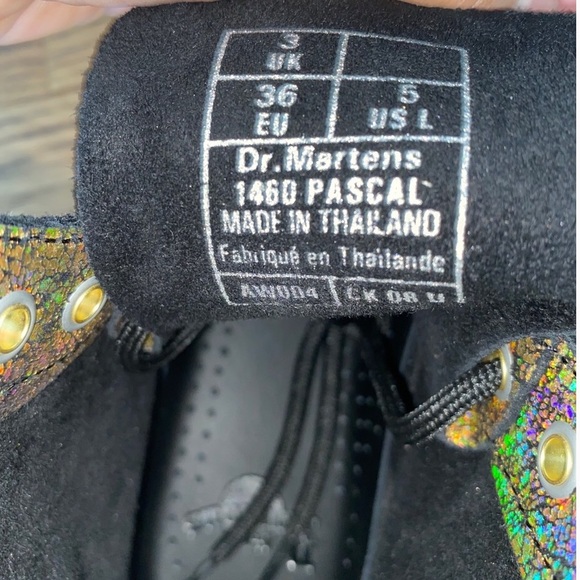 Dr. Martens Pascal Boots Iridescent Mermaid Scales - Picture 7 of 7